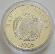 Nauru 10 Dollars 2005 European Monuments St. Stephens Cathedral in Vienna 1 Oz Silver