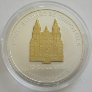 Nauru 10 Dollars 2006 European Monuments Kathedrale von Santiago de Compostela