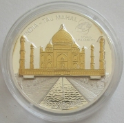 Cook Islands 10 Dollars 2007 World Monuments Taj Mahal in...