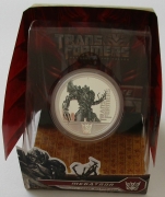 Tuvalu 1 Dollar 2009 Transformers: Revenge of the Fallen Megatron 1 Oz Silver
