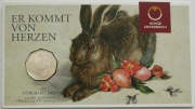Österreich 5 Euro 2016 Ostern Dürers Feldhase BU