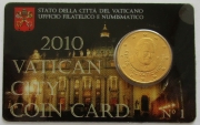 Vatikan 50 Cent 2010 Coincard