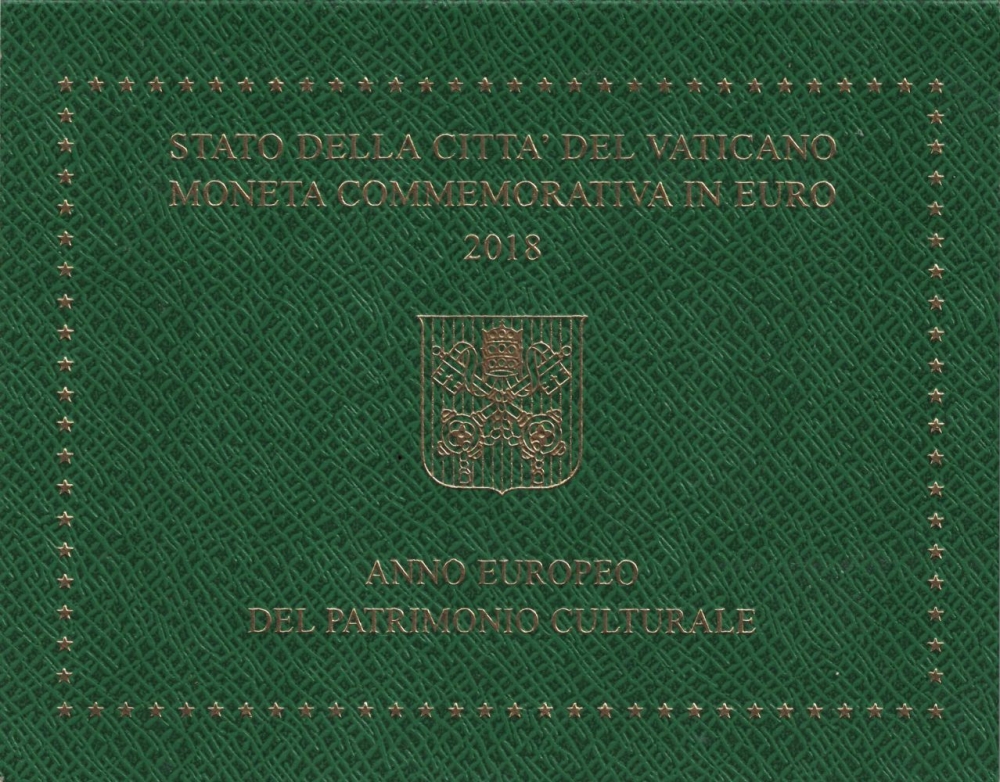Vatican 2 Euro 2018 European Year of Cultural Heritage BU - Mago-Muen ...
