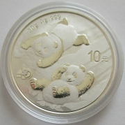 China 10 Yuan 2022 Panda Silver