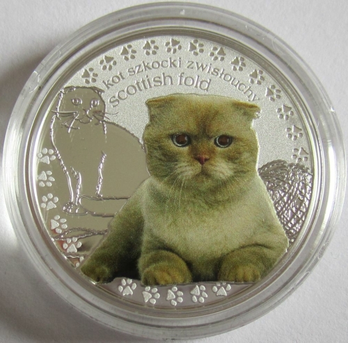 Niue 1 Dollar 2015 Mans Best Friends Katzen Scottish Fold (lose)