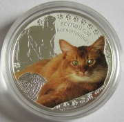 Niue 1 Dollar 2015 Mans Best Friends Cats Somali Cat Silver