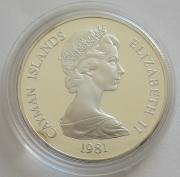 Cayman Islands 10 Dollars 1981 Royal Wedding Silver