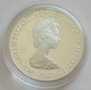 Jersey 2 Pounds 1981 Royal Wedding Silver