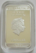 Tuvalu 1 Dollar 2022 60 Years James Bond 1 Oz Silver