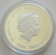 Tuvalu 1 Dollar 2023 James Bond Live and Let Die 1 Oz Silver