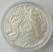 South Africa 5 Rand 2020 Big Five I Leopard 1 Oz Silver