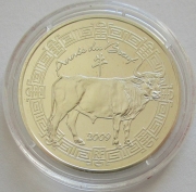 France 5 Euro 2009 Lunar Ox Silver