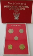 Sudan Proof Coin Set 1980