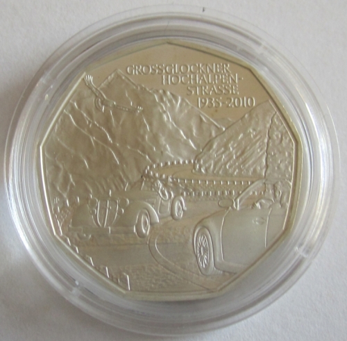 Austria 5 Euro 2010 75 Years Großglockner-Hochalpenstraße Silver