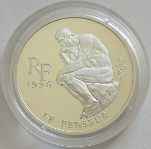 Frankreich 10 Francs 1996 Museumsschätze "Der Denker" von Auguste Rodin