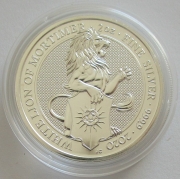 United Kingdom 5 Pounds 2020 Queens Beasts White Lion of...