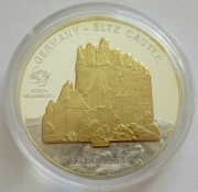 Cook Islands 10 Dollars 2011 World Monuments Eltz Castle 1 Oz Silver