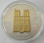 Cook Islands 10 Dollars 2011 World Monuments Notre-Dame...