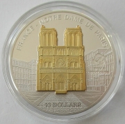 Cook-Inseln 10 Dollars 2011 World Monuments Notre-Dame de...