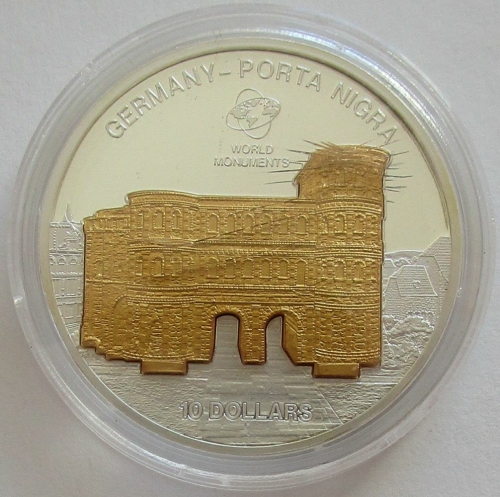 Cook-Inseln 10 Dollars 2009 World Monuments Porta Nigra in Trier