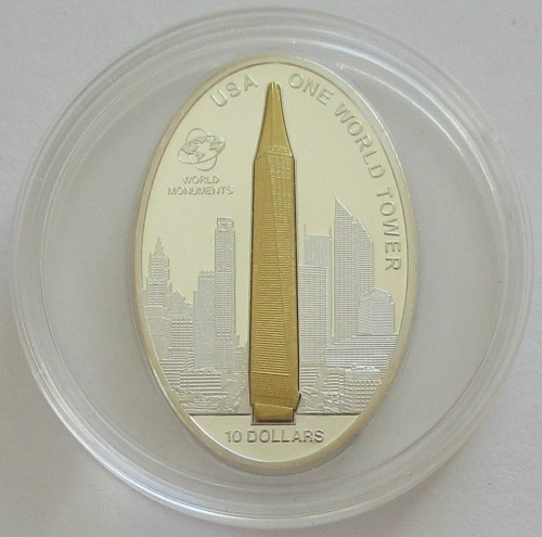 Cook-Inseln 10 Dollars 2013 World Monuments One World Trade Center in New York
