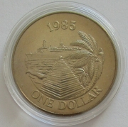 Bermuda 1 Dollar 1985 Kreuzfahrtschiff
