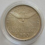 Vatican 500 Lire 1958 Sede Vacante Silver