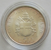 Vatikan 500 Lire 1981 Papst Johannes Paul II.