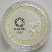 Japan 1000 Yen 2019 Olympia Tokio Baseball & Softball