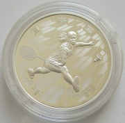 Japan 1000 Yen 2019 Olympics Tokyo Badminton 1 Oz Silver