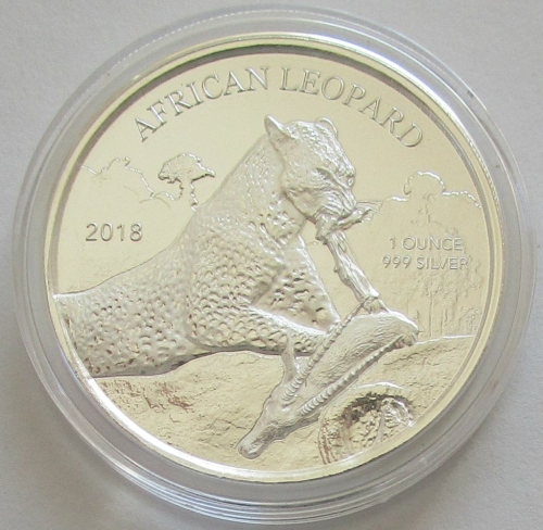 Ghana 5 Cedis 2018 African Leopard