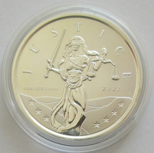 Gibraltar 1 Pound 2022 Lady Justice