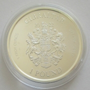 Gibraltar 1 Pound 2022 Kriegselefant