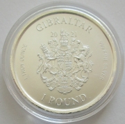 Gibraltar 1 Pound 2021 Medusas Head 1 Oz Silver