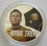 Tuvalu 1 Dollar 2019 Star Trek Captain Kirk & Jupiter