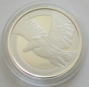 DR Congo 1000 Francs 2022 Wildlife Shoebill 1 Oz Silver