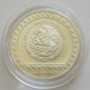 Mexico 25 Pesos 1992 Pre-Columbian Guerrero Aguila 1/4 Oz Silver