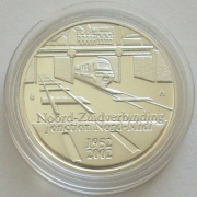 Belgien 10 Euro 2002 Eisenbahn 50 Jahre...