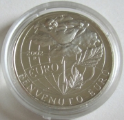 San Marino 10 Euro 2002 Euro Introduction Silver