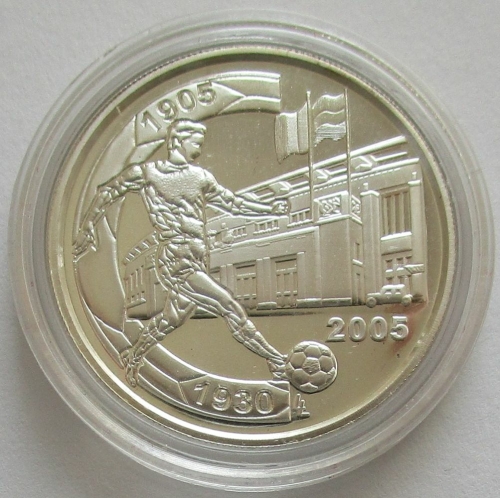 Belgium 10 Euro 2005 100 Years Low Countries Derby in Football Silver