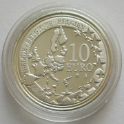 Belgium 10 Euro 2005 100 Years Low Countries Derby in Football Silver