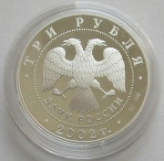 Russia 3 Roubles 2002 Architechture Valday Iversky...