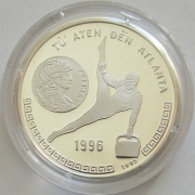 Vietnam 100 Dong 1995 Olympics Atlanta Gymnastics Silver