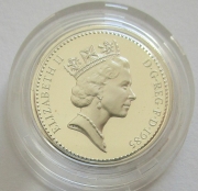 United Kingdom 1 Pound 1985 Wales Leek Silver Proof