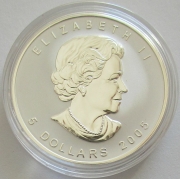 Kanada 5 Dollars 2005 Maple Leaf of Hope
