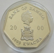 Zambia 1000 Kwacha 2000 Calendar