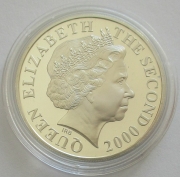 Jersey 5 Pounds 2000 Millennium Silver