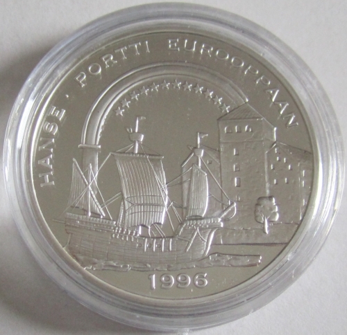 Finland 20 ECU 1996 Europa Hanseatic League Silver