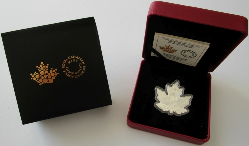 Canada 10 Dollars 2016 Maple Leaf Silhouette Geese 1/2 Oz Silver