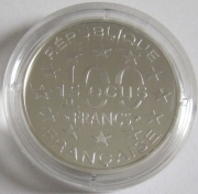 France 100 Francs = 15 ECU 1994 Big Ben in London Silver